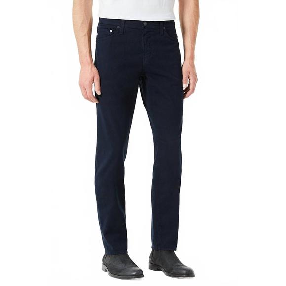 NEW AG JEANS tellis sueded modern slim jean in new navy